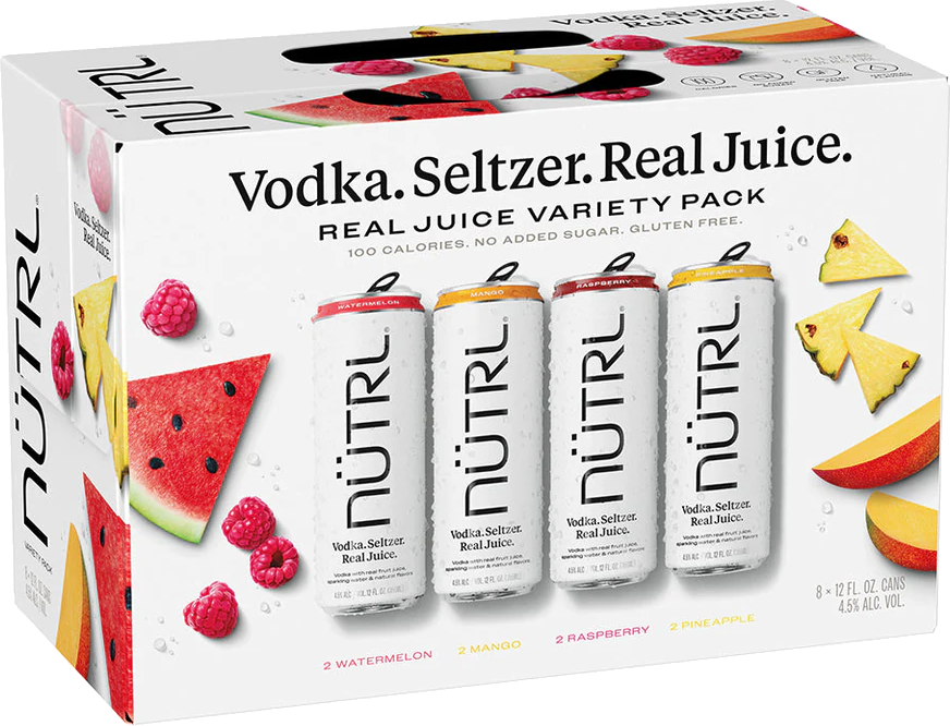 Image of NUTRL Vodka Seltzer Fruit Variety